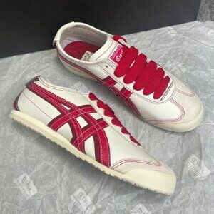 Onitsuka Tiger Men's Red and White Trainers